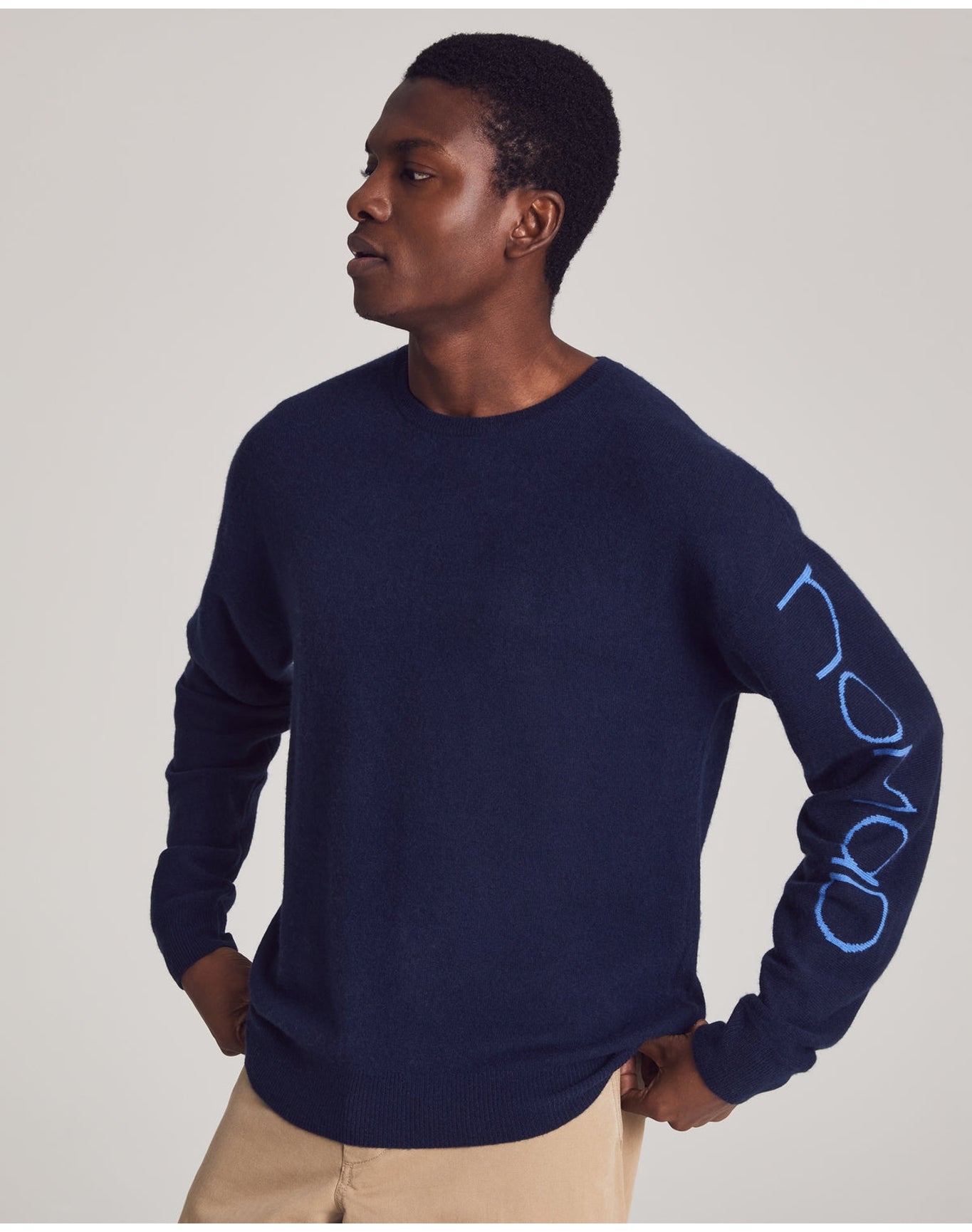 Nomad1942 | Men | Dawson Intarsia Crew | Midnight