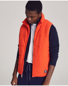Nomad1942 | Men | Fordham Quilted Vest | Tangerine