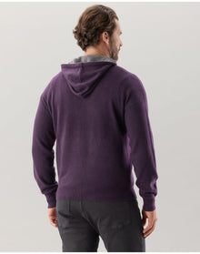 Nomad1942 | Men | Morningside Cashmere Hoodie | Currant