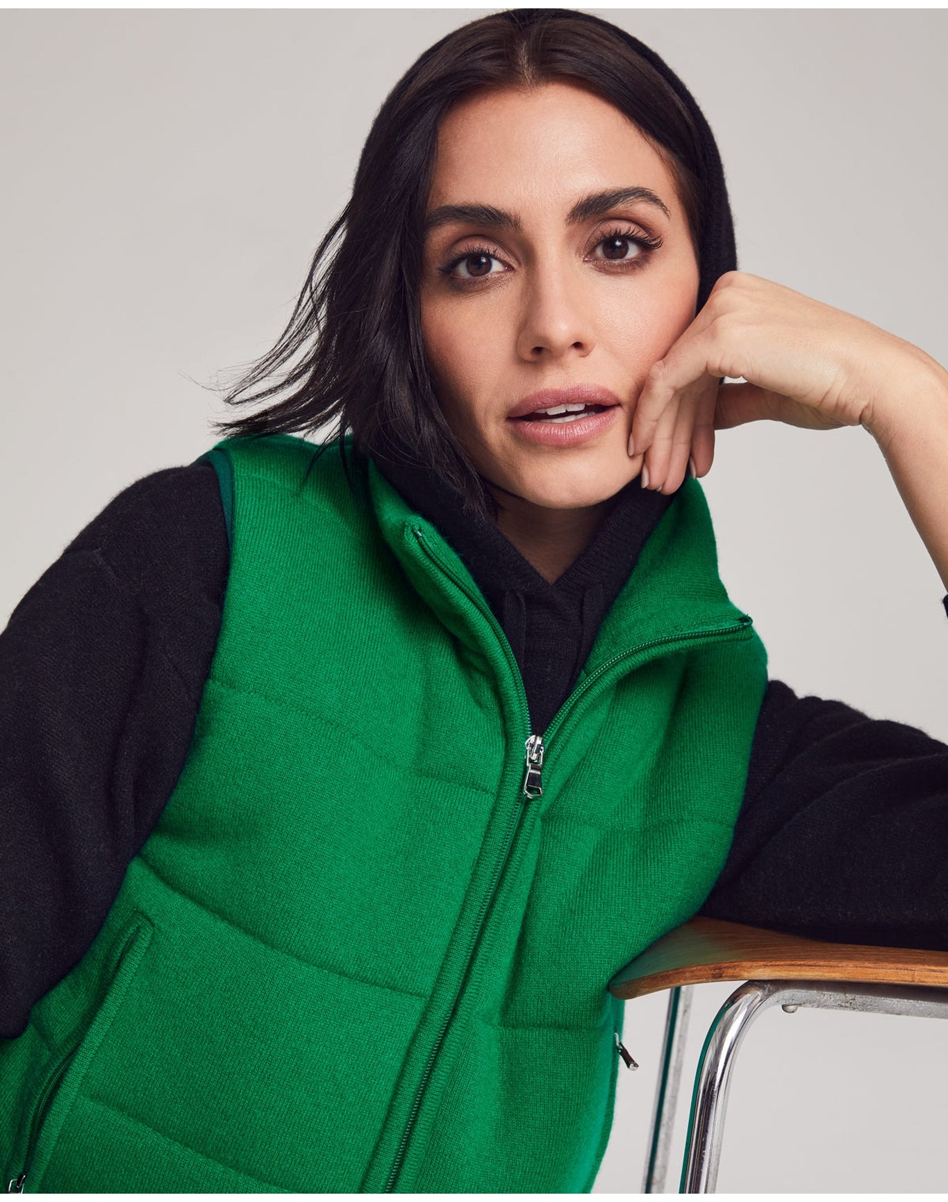 Nomad1942 | Unisex | Magnolia Quilted Vest | Kelly Green