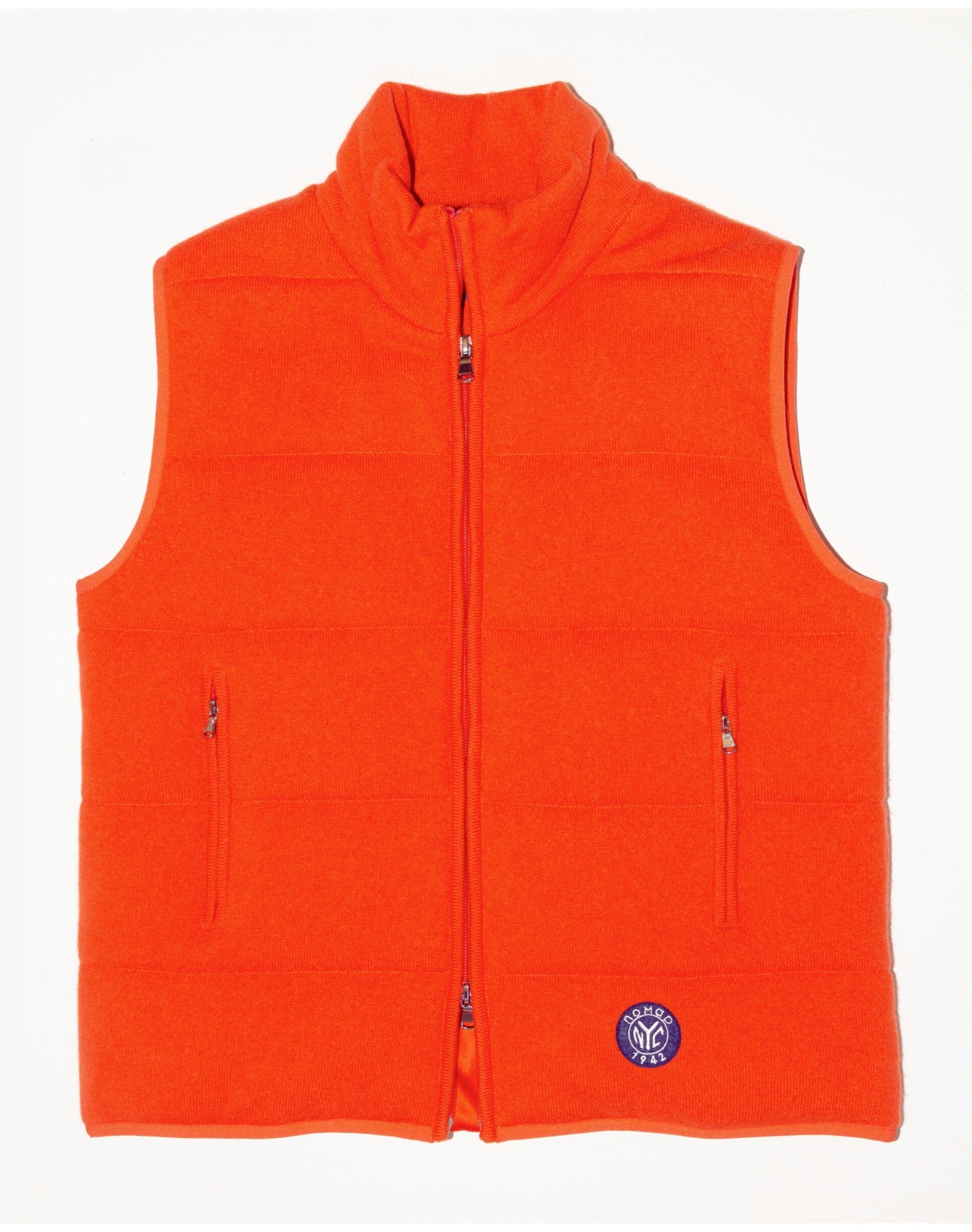 Nomad1942 | Unisex | Magnolia Quilted Vest | Tangerine