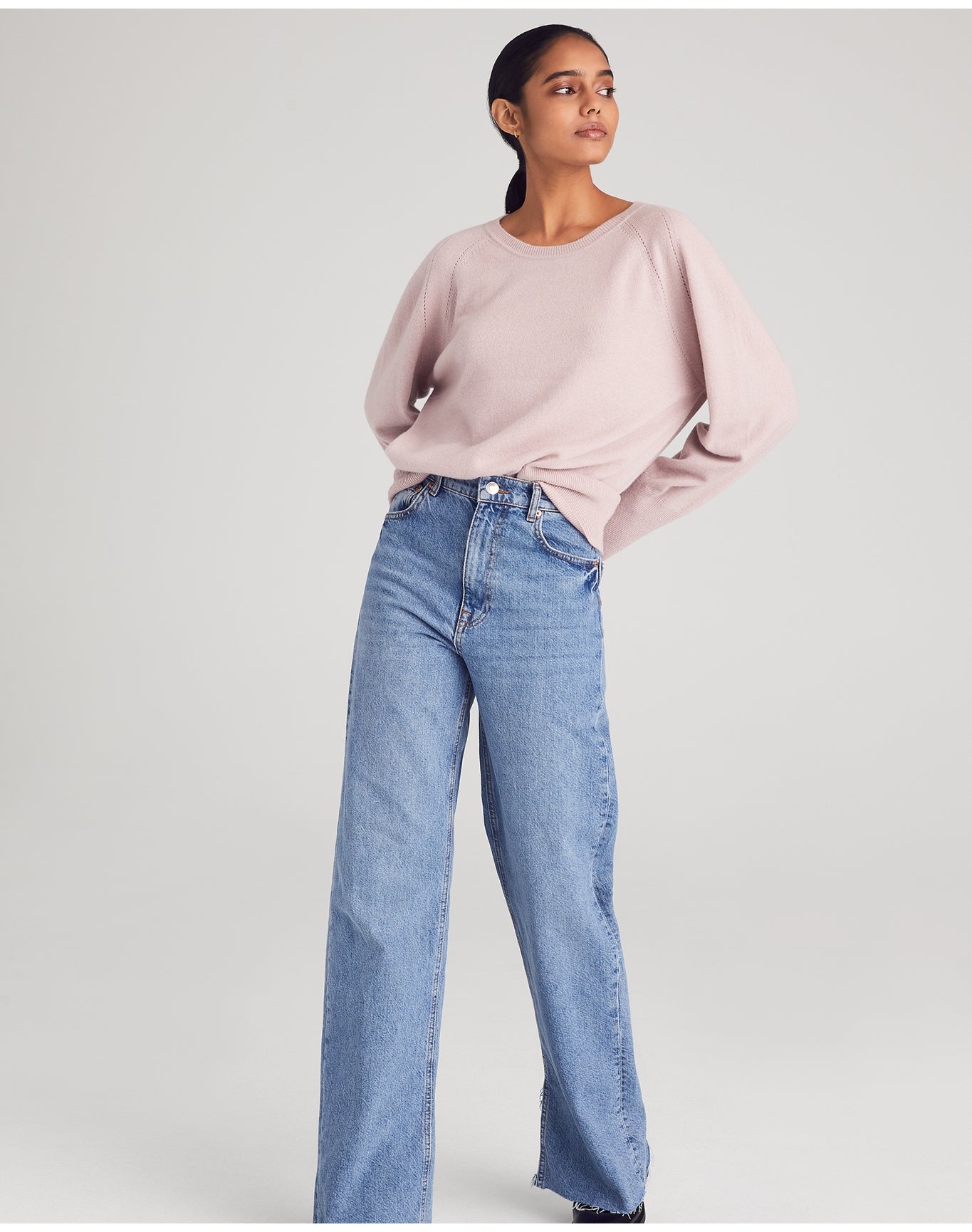Nomad1942 | Women | Greenwich Sweater | Dusty Rose