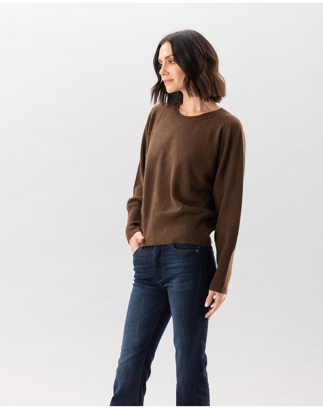 Nomad1942 | Women | Greenwich Sweater | Mocha