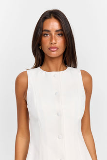 Melody Mini Dress | Ivory