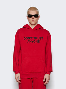 Men | Don't Trust Anyone | Don't Trust Anyone Hoodie | Red