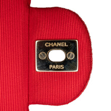Chanel | Pre-Owned Medium Classic Velvet Double Flap | Red