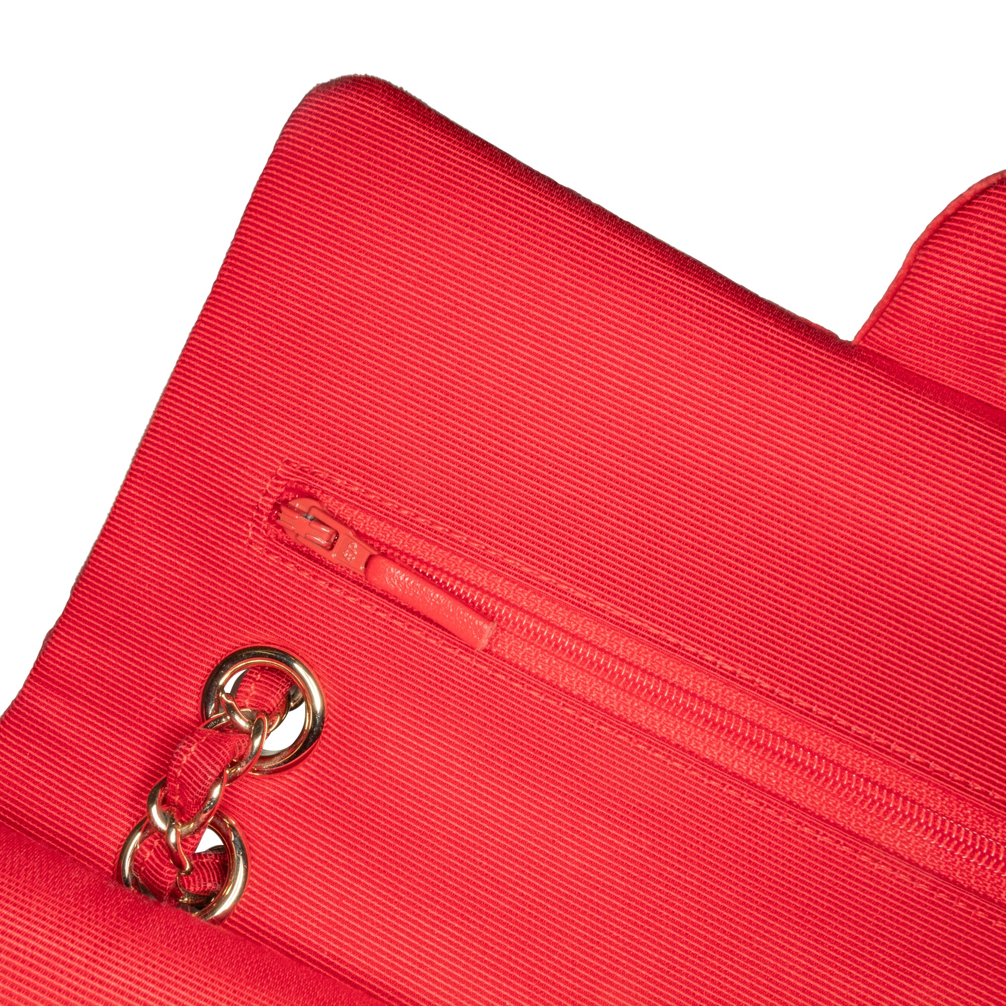 Chanel | Pre-Owned Medium Classic Velvet Double Flap | Red