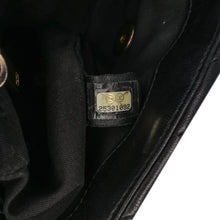 Chanel | Pre-Owned Mini Rectangular Chevron Lambskin Chain Around Flap | Black