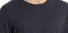 OB-T Cashmere Tailored Fit Crew Neck Cashmere-Blend T-Shirt | Night Iris