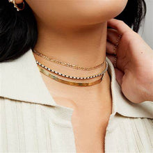 The Flat Chain Choker | 18KT Gold Vermeil