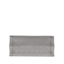 Dior | Pre-Owned Medium Cannage Embroidered Book Tote - II | Gray