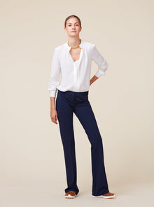 Olympia Silk Blouse | Ivory