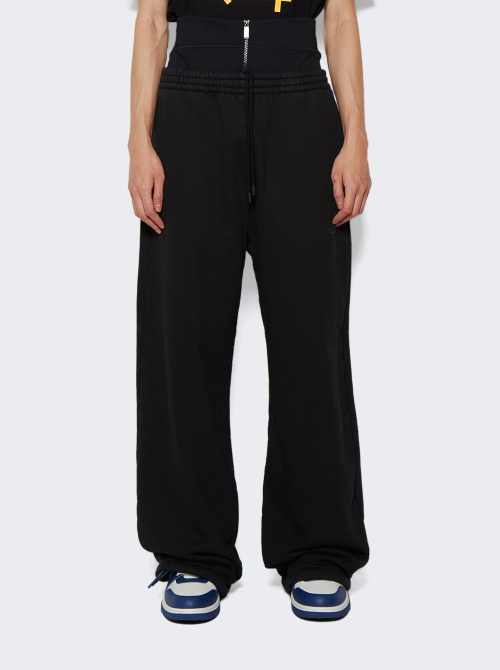 Men | Off-White | Bookish Laund Double Over Sweater | Black