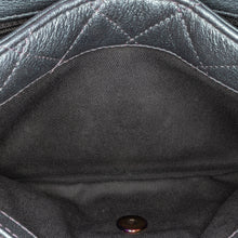 Chanel | Pre-Owned Small Iridescent Goatskin Double Carry Waist Chain Flap | Purple