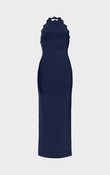 Scallop Edge Gown | Classic Blue