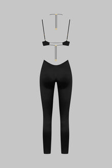 Strappy Jumpsuit - French Kiss | Black