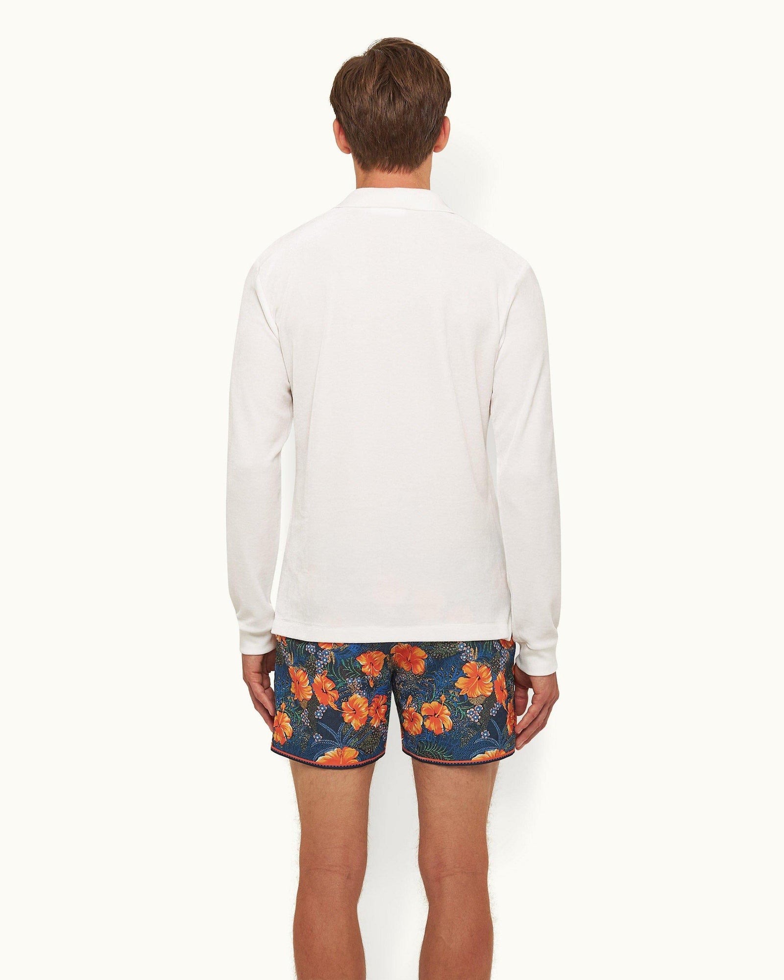 Cloud Classic Fit Towelling Polo Shirt | Cloud