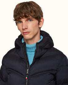 Brodan Night Iris Down-fill Hooded Jacket | Night Iris
