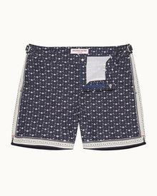 Dark Sapphire/Sea Mist Bandana Mid-Length Swim Shorts | Dark Sapphire/Sea Mist