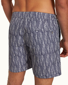 Men | Bulldog Swim Boxer | Lagoon Blue/White