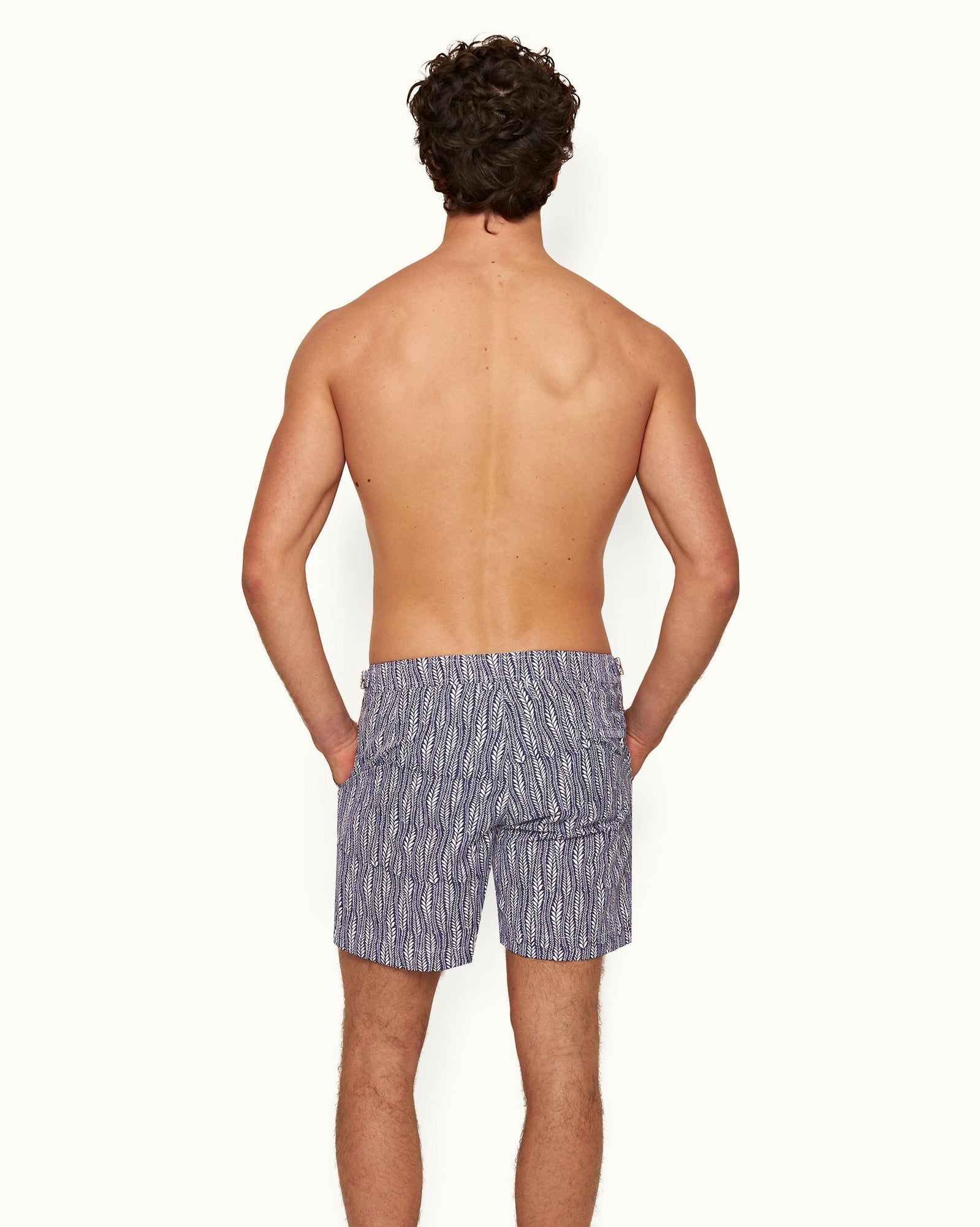 Men | Bulldog Swim Boxer | Lagoon Blue/White