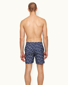 Midnight Navy/Sea Mist Living Dream Mid-Length Swim Shorts | Midnight Navy/Sea Mist