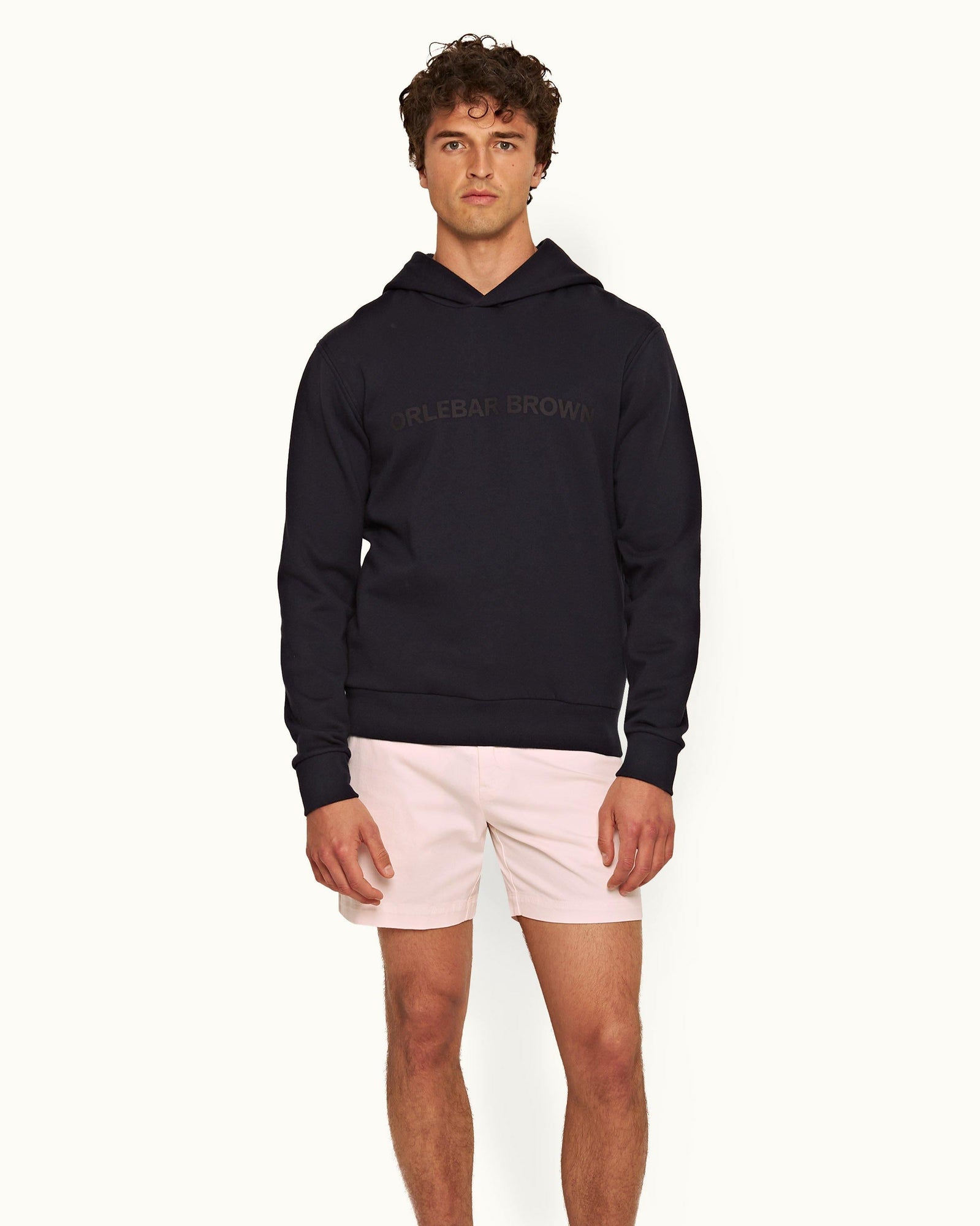 Bulldog Stretch-Cotton Rose Mid-Length Stretch-Cotton Shorts | Rose