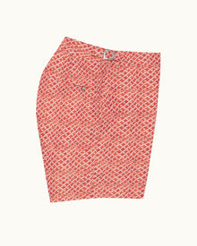 Bulldog Firestone Wave Print Mid-Length Swim Shorts | Firestone