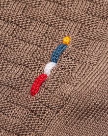 Burnham Silk Tailored Fit Jacquard Knit Silk-Cotton Polo Shirt Light Plum Wine Colour | Light Plum Wine