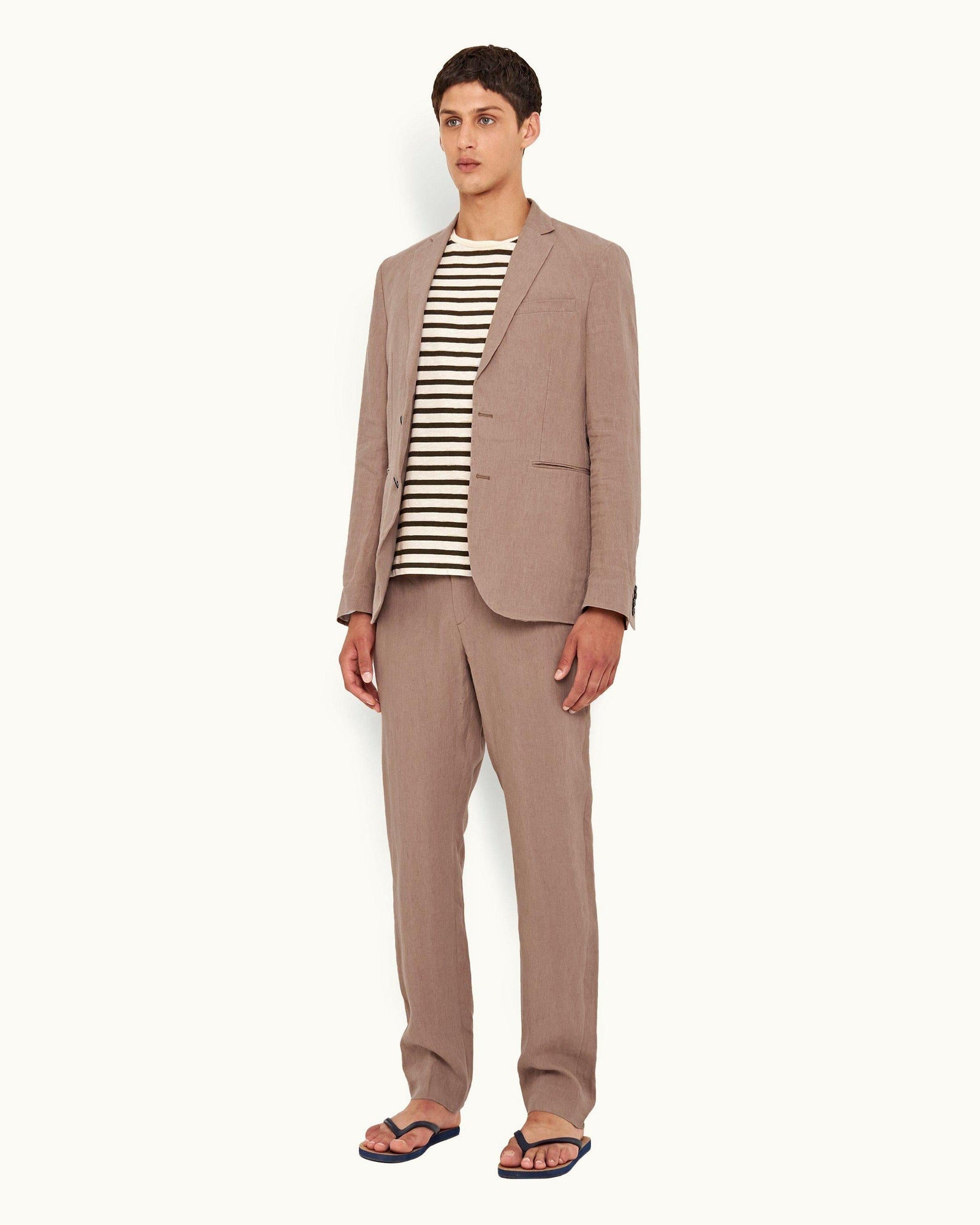 Nomadic Tailored Fit Linen Trousers | Nomadic
