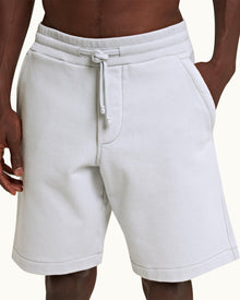 Serenity Blue Classic Fit Organic Cotton Sweat Shorts | Serenity Blue