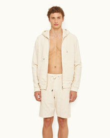 Matchstick Jacquard Rope Towelling Classic Fit Sweat Shorts | Matchstick