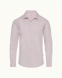 Conch Pink Classic Collar Classic Stripe Shirt | Conch Pink