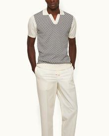 Men | Horton Polo | Night Iris/White Sand