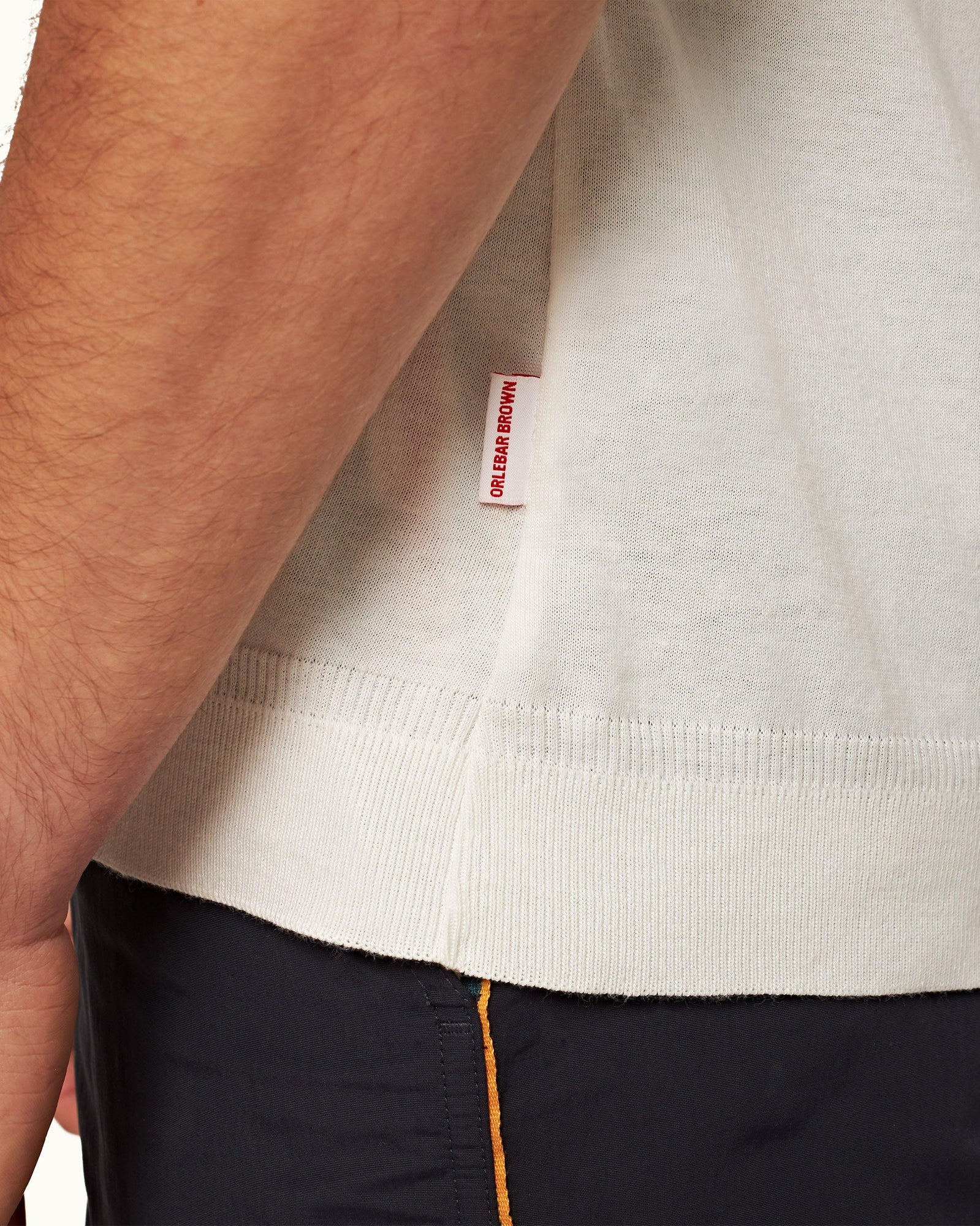 Jarrett Sandbar Classic Fit Knitted Rib Polo Shirt | Sandbar