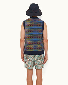 Multi Fair Isle Lambswool Tank Top | Multi