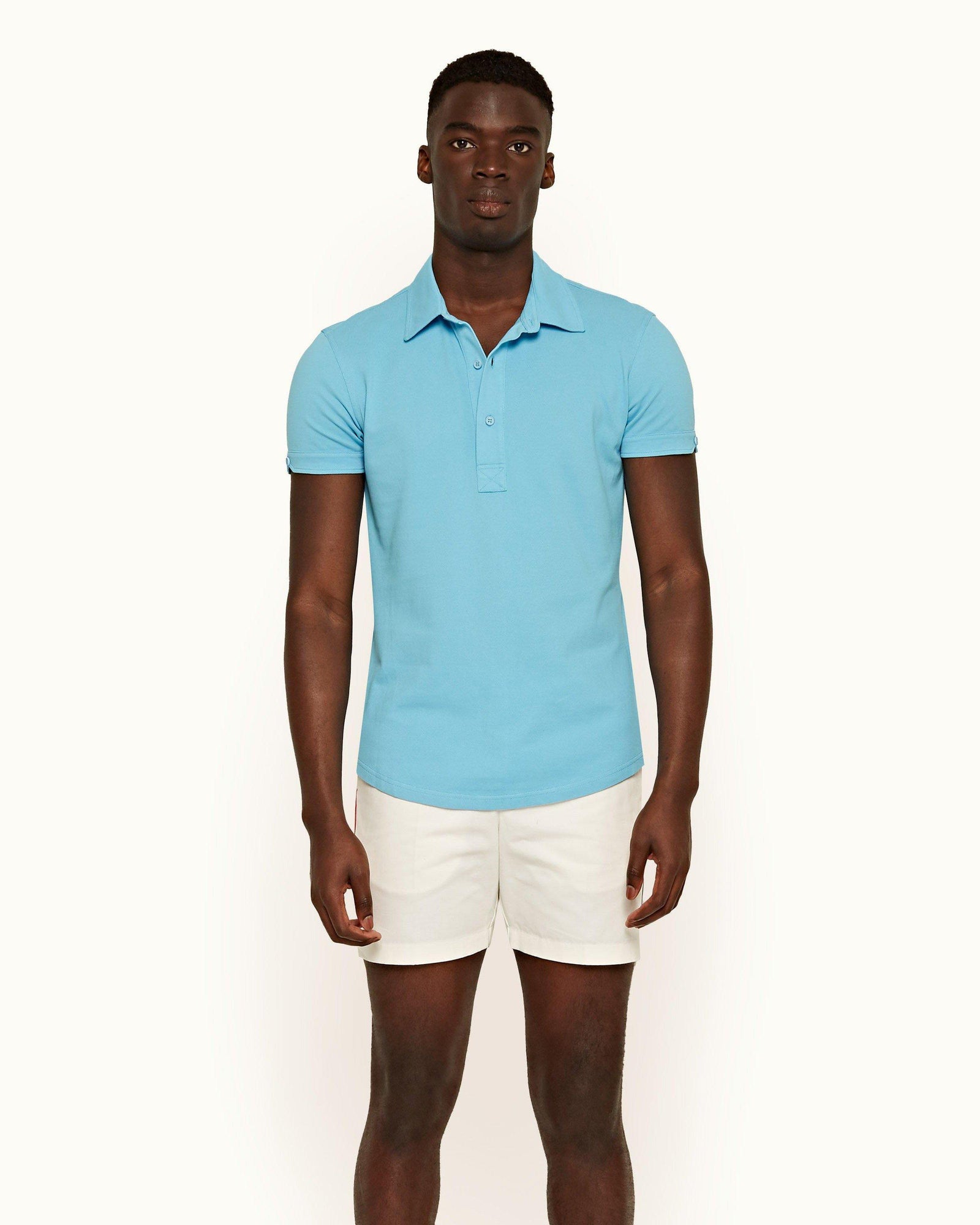 Levens Cloud Tailored Fit 2-Colour Tape Seam Cotton Shorts | Cloud