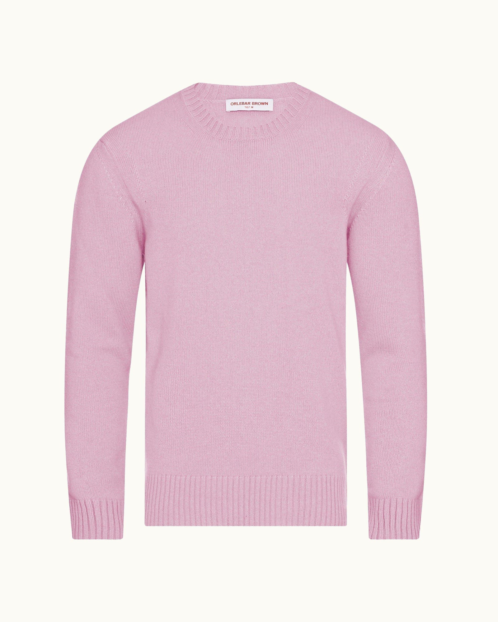 Lorca Cashmere Conch Pink Tailored Fit Cashmere Jumper | Conch Pink