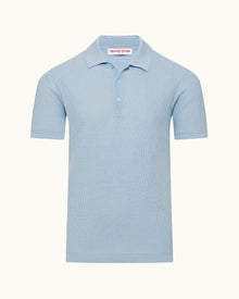 Maranon Dream Classic Fit mercerised Cotton Polo Shirt | Powdered Sky