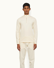 Sea Mist Classic Fit Articulated Half-Zip Sweatshirt | Sea Mist