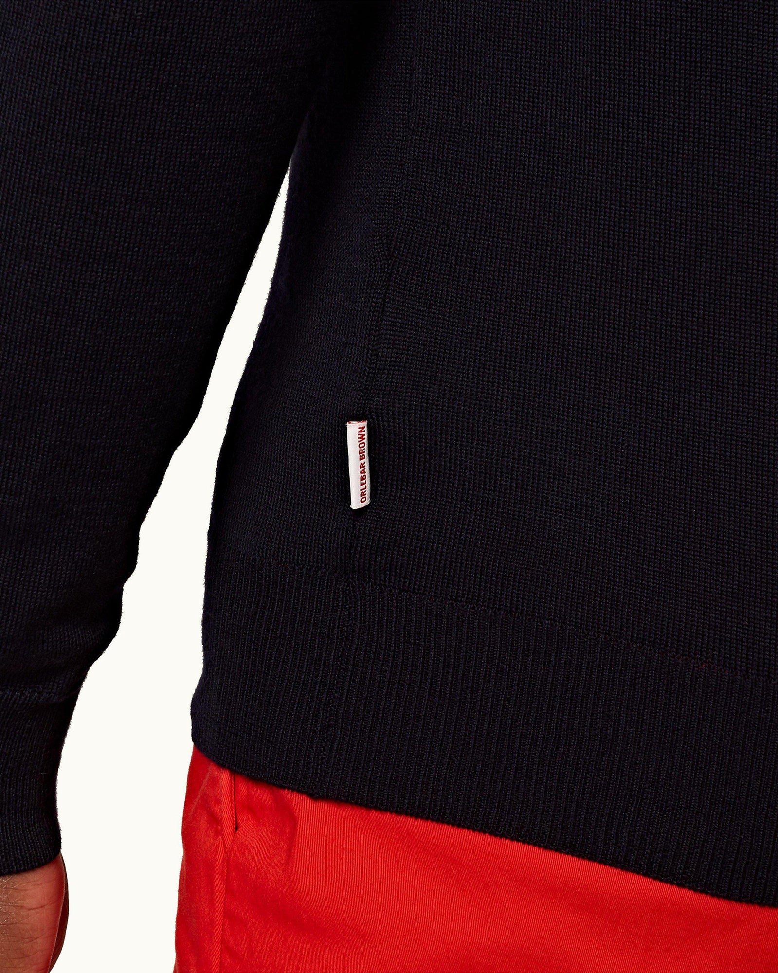 Neilson Merino Navy Half-Zip Merino Jersey Pullover | Navy