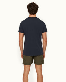 Ob Classic Tee Lagoon Blue Classic Fit Crewneck Garment Dye Cotton T-shirt | Lagoon Blue