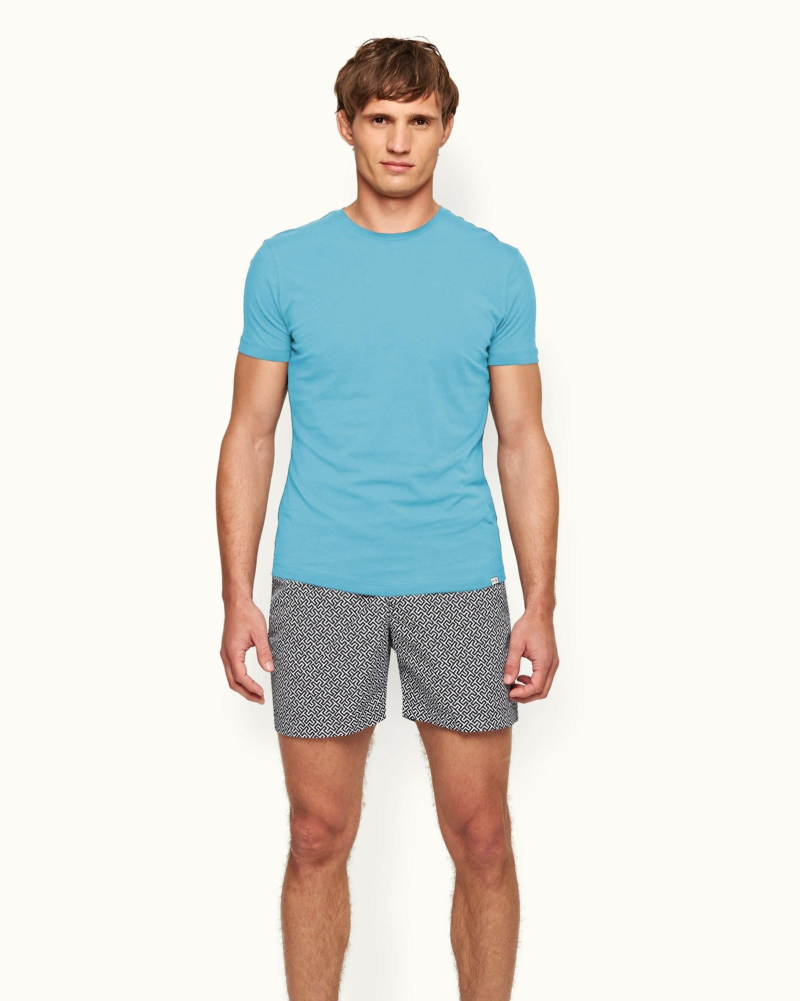 Men | Ob-T T-Shirt | Aqua Blue