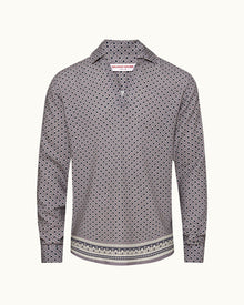 Ridley Taro Solmio Print Relaxed Fit Overhead Shirt | Taro