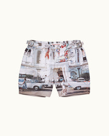 Kids | Carlton Cannes Photographic Print Classic Swim Shorts | Carlton Cannes