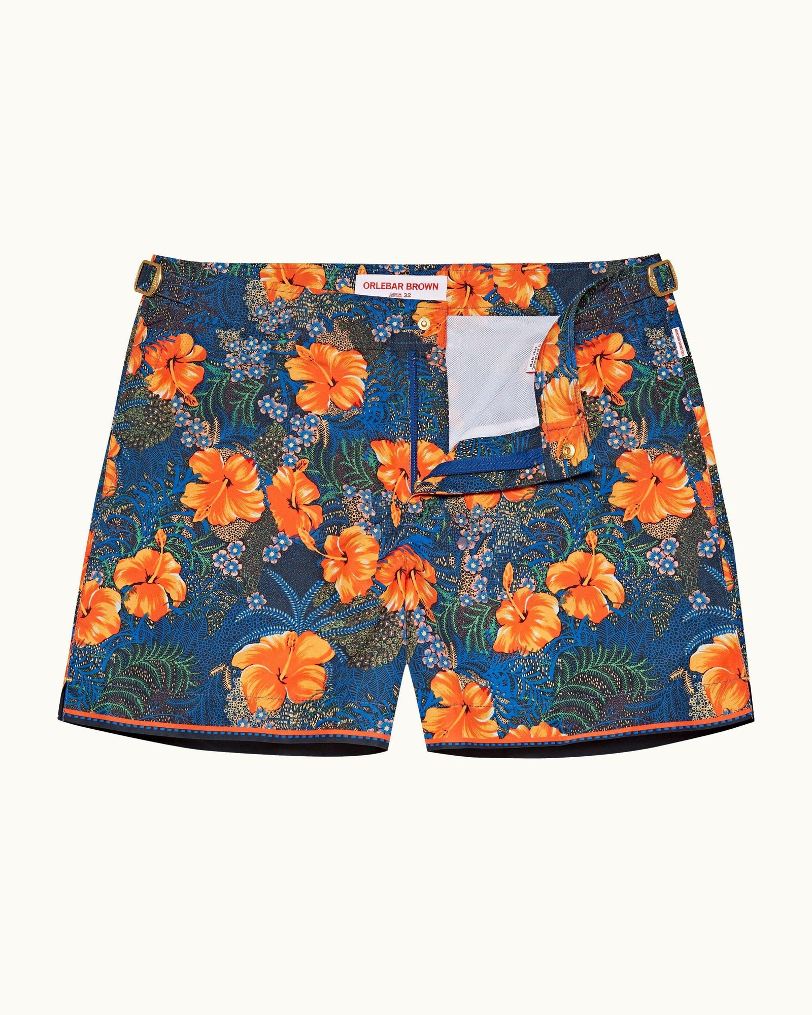 Multi Club Tropicana Print Shorter-Length Swim Shorts | Multi
