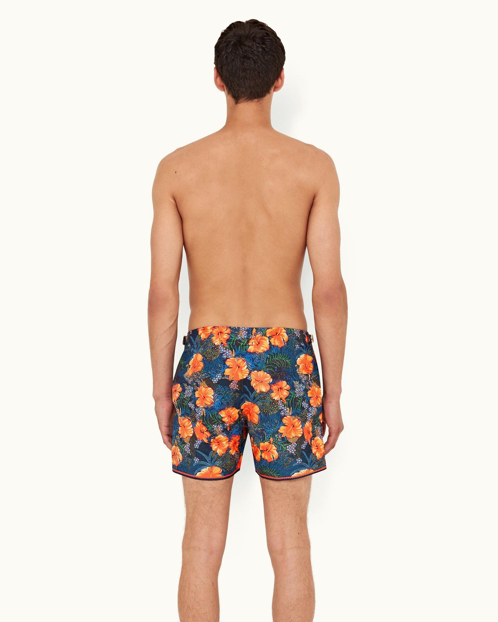 Multi Club Tropicana Print Shorter-Length Swim Shorts | Multi