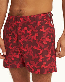 Setter Vermillion Current Shorter-Length Swim Shorts | Vermillion
