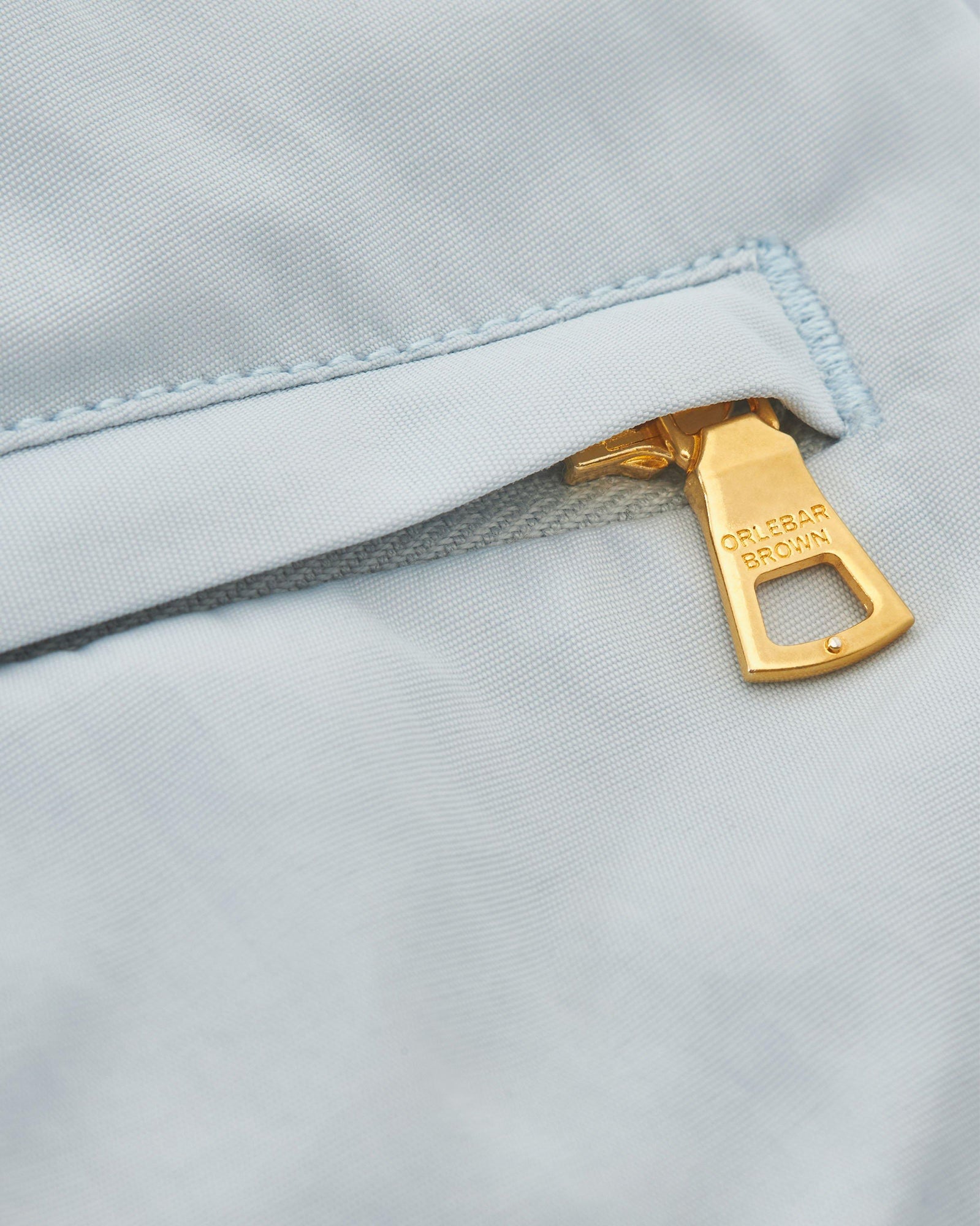 Light Sky Pool Shorter-Length Waist Tape Trim Swim Shorts | Light Sky Pool