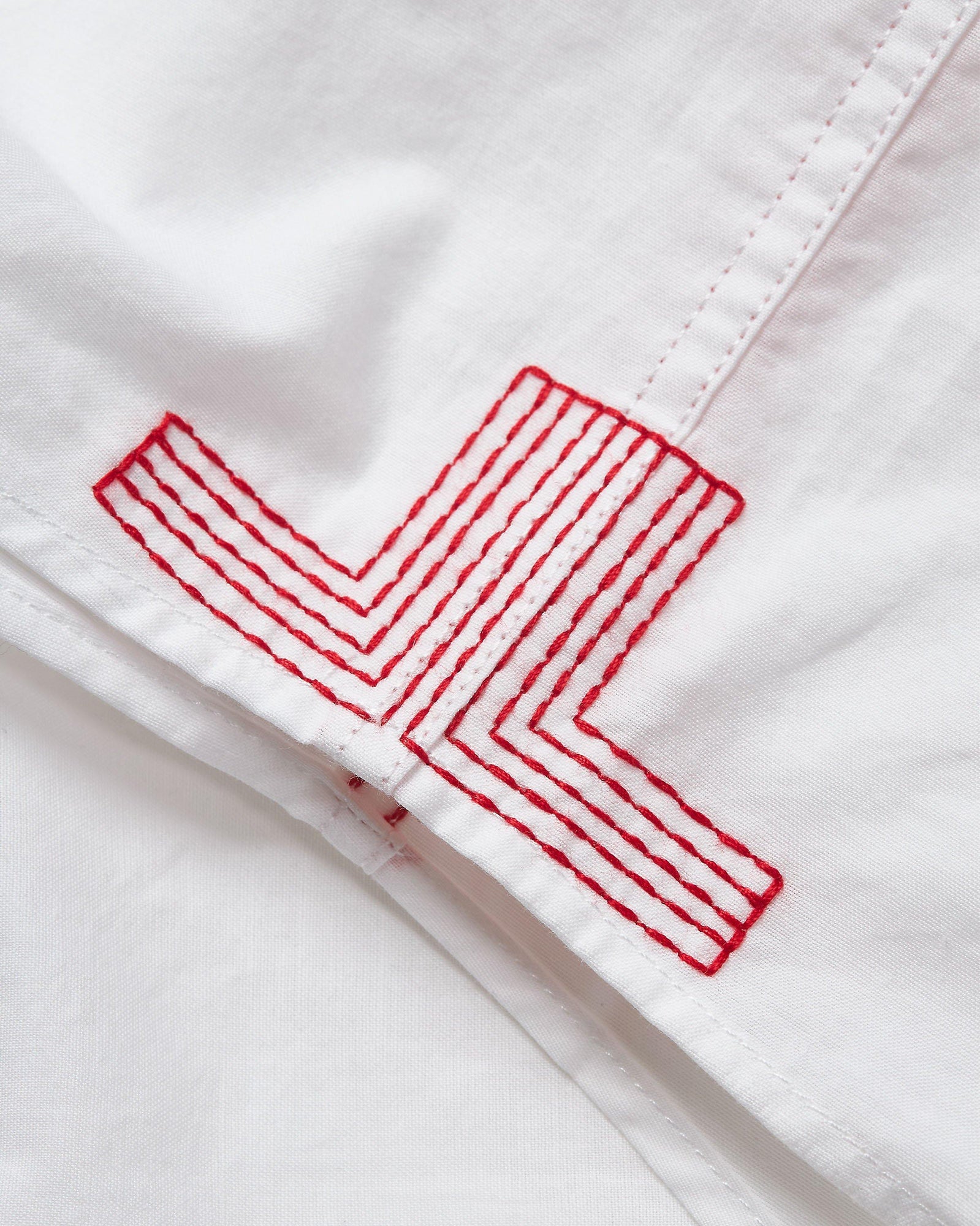 White Relaxed Fit Overhead Refined Cotton Shirt | White